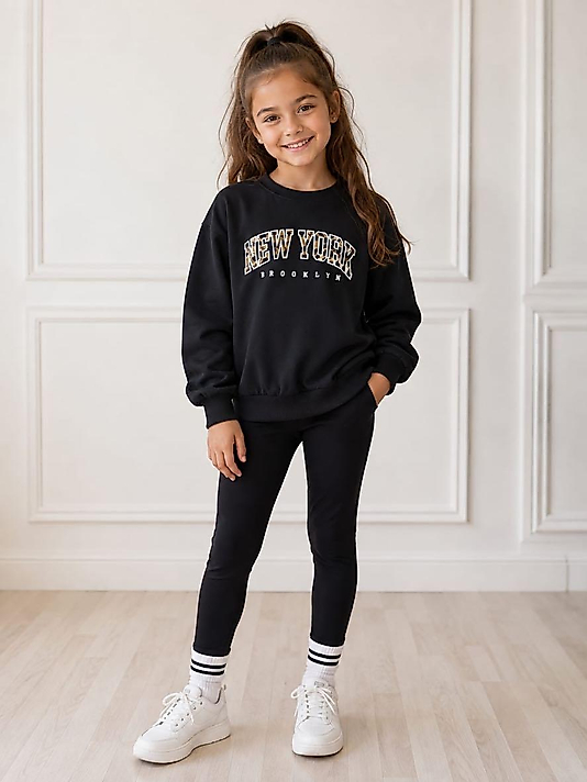 Newyork Nakışlı Sweat