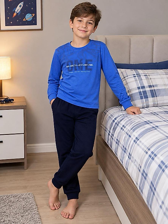 One Baskılı Pijama Takımı
